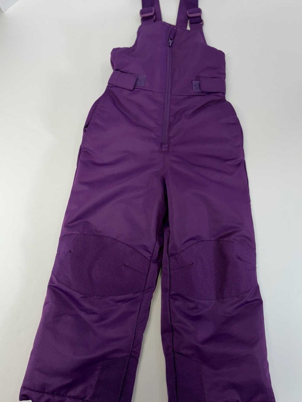 Swiss Tech Girls Purple Insulated Waterproof Snow Bib Overalls Size XS 4-5